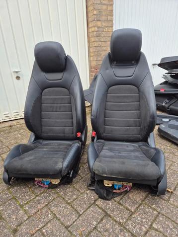 Mercedes C c205 zwart leer alcantara vol electrisch interieu beschikbaar voor biedingen