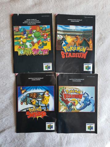 Losse boekjes voor Nintendo 64 beschikbaar voor biedingen
