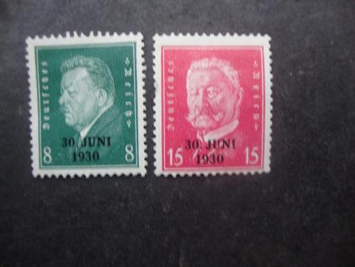 Duitse Rijk serie 444-445 Ongestempeld,, Postzegels en Munten, Postzegels | Europa | Duitsland, Overige periodes, Ophalen of Verzenden