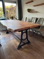 Mangohouten eettafel, Huis en Inrichting, Tafels | Eettafels, Ophalen, 200 cm of meer, 50 tot 100 cm, Zo goed als nieuw
