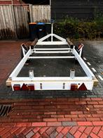 Boottrailer met nieuwe banden, Watersport en Boten, Ophalen, 10 tot 30 pk, Gebruikt, 3 tot 6 meter