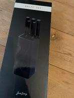 Jens Living Messenset met Blok - Nieuw!, Ophalen of Verzenden, Nieuw, Rvs of Chroom, Bestekset