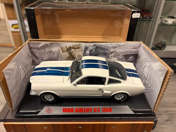 1:18 Shelby Collectibles Legend Series Shelby GT 350 1966, Hobby en Vrije tijd, Modelauto's | 1:18, Gebruikt, Auto, Overige merken