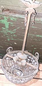 Lamp lampen luster bronzen luster, Ophalen of Verzenden