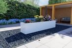 Stalen plantenbak 350x60x60cm wit outlet, Tuin, Vierkant, Nieuw, Ophalen of Verzenden