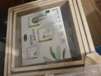 3 houten kubussen voor aan de wand, Huis en Inrichting, Ophalen, Minder dan 50 cm, Zo goed als nieuw, Minder dan 50 cm