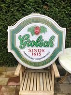 Grolsch verlichting bord, Ophalen of Verzenden, Zo goed als nieuw, Reclamebord