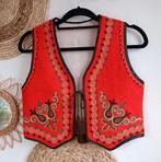 Vintage traditionele wollen waistcoat gilet romy Boomsma, Vintage, Ophalen of Verzenden, Zo goed als nieuw, Maat 36 (S)