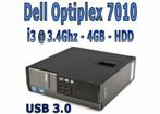 Dell OptiPlex 7010 PC, i3 @ 3.4Ghz, 4GB, HDD, Win10 | PARTIJ, Computers en Software, Gebruikt, Ophalen of Verzenden, INTEL CORE I3