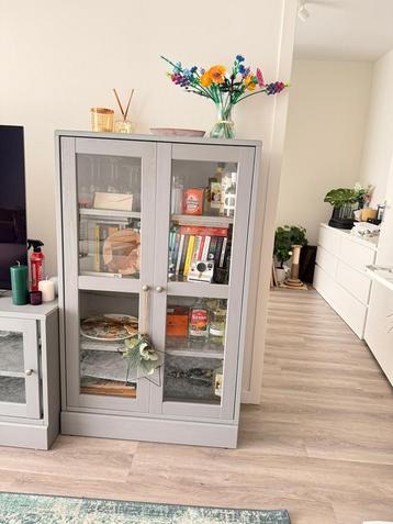 Ikea Havsta Vitrinekast Grey beschikbaar voor biedingen