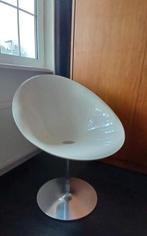 Vintage designstoel Eros van Kartell/Phillipe Starck, Ophalen, Gebruikt, Wit, Eén