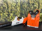 Stihl BGA 100 accubladblazer set Ar 2000 L accu + lader DEMO, Ophalen, Stihl, Zo goed als nieuw, Accu