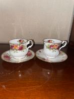 vintage Queen's Rosina theekopjes en schotels, Antiek en Kunst, Ophalen of Verzenden
