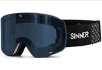 Skibril SINNER - PINE - Mat Zwart - Unisex - Maat One Size, Sport en Fitness, Skiën en Langlaufen, Ophalen, Zo goed als nieuw