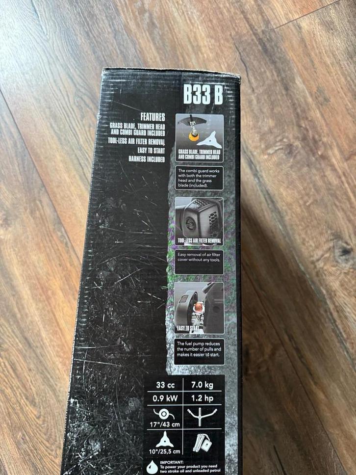 McCulloch B33 B Bosmaaier - Nieuw in doos, Tuin en Terras, Bosmaaiers, Ophalen of Verzenden