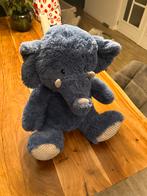 Schattige blauwe olifant knuffel, Ophalen of Verzenden, Zo goed als nieuw, Olifant