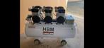 Compressor HBM low noice, Doe-het-zelf en Verbouw, Compressors, Ophalen, Gebruikt, 100 liter of meer, Minder dan 200 liter/min