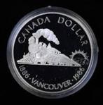 Canada - Silver Dollar 1986 - Vancouver Centennial - Proof, Zilver, Losse munt, Verzenden, Noord-Amerika