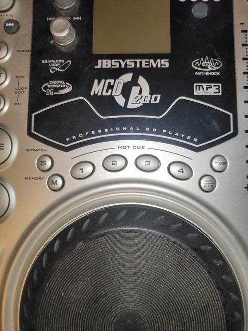 JB Systems MCD 200 2 stuks, Muziek en Instrumenten, Dj-sets en Draaitafels, Zo goed als nieuw, Overige merken, Ophalen of Verzenden