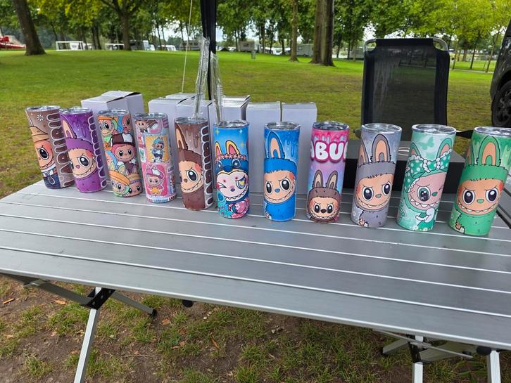 Labubu drinkfles, Sport en Fitness, Bidons, Nieuw, Ophalen of Verzenden
