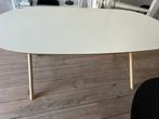 Eettafel wit IKEA ovaal, Ophalen, Gebruikt, 50 tot 100 cm, 150 tot 200 cm