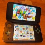 New Nintendo 2DS XL Krasvrije Schermen + Spellen, Spelcomputers en Games, Met games, Ophalen of Verzenden, Zo goed als nieuw, Zwart