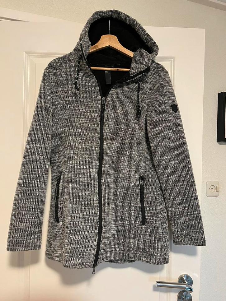 Kjelvik jas - maat 38 - Wintervest, Kleding | Dames, Jassen | Winter, Zo goed als nieuw, Maat 38/40 (M), Zwart, Ophalen of Verzenden