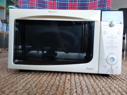 Whirlpool Combimagnetron, Witgoed en Apparatuur, Magnetrons, Gebruikt, Vrijstaand, Combimagnetron, 45 tot 60 cm, Crisp, Grill