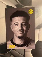 Gesigneerde Spelerskaart Jadon Sancho, Verzamelen, Sportartikelen en Voetbal, Ophalen of Verzenden, Nieuw, Buitenlandse clubs