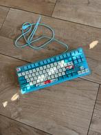 Blauwe gaming toetsenbord Ziyou Lang, Computers en Software, Toetsenborden, Ophalen, Ergonomisch, Ziyou lang, Zo goed als nieuw