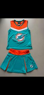 Cheerleading outfit kind Miami Dolphins (NFL) maat 145-155, Ophalen of Verzenden, Nieuw, Kleding