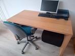 Gebruikt Ikea Bureau 140x75, Huis en Inrichting, Bureaus, Ophalen