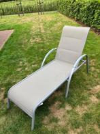 Ligbed, Tuin en Terras, Ligbedden, Ophalen of Verzenden, Zo goed als nieuw, Aluminium, Verstelbaar