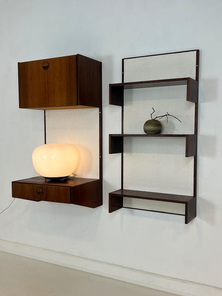 Vintage wandmeubel Marten Franckema voor Fristho, Huis en Inrichting, Kasten | Wandmeubels, Zo goed als nieuw, Minder dan 100 cm