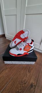 Nike Air Jordan 4 Fire red 2020 maat 44,5 (10.5 US), Ophalen, Nieuw, Wit