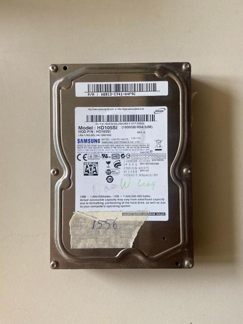 Samsung 1tb HDD *1500 uur gedraaid*, Computers en Software, Harde schijven, Zo goed als nieuw, HDD, SATA, Ophalen of Verzenden