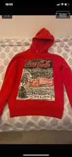 Kersttrui hoodie Coca Cola mt L, Ophalen of Verzenden, Zo goed als nieuw, Rood