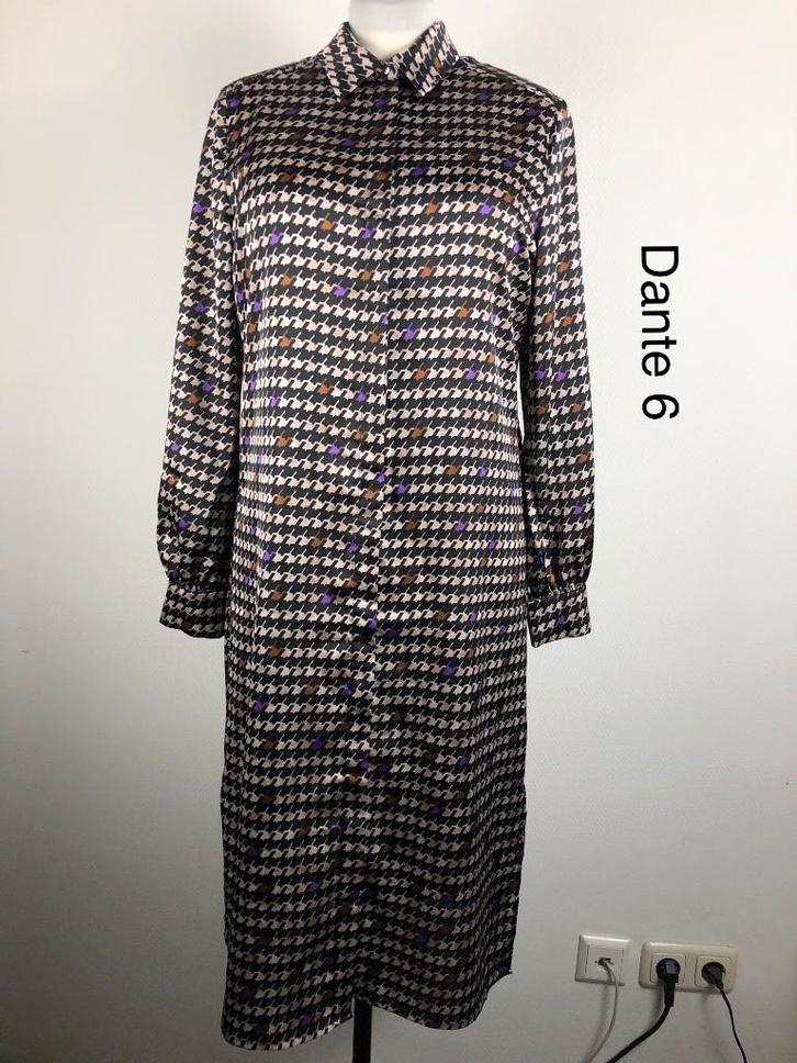 Dante6 Jurk  (mt: 42) GR/7615, Kleding | Dames, Jurken, Nieuw, Maat 42/44 (L), Blauw, Onder de knie, Ophalen of Verzenden