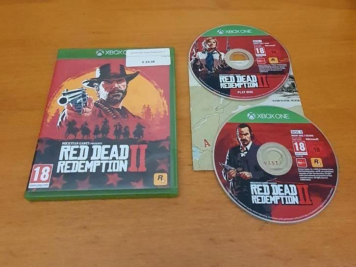 OPRUIMEN | XBOX ONE | Red Dead Redemption 2, Spelcomputers en Games, Games | Xbox One, Gebruikt, Avontuur en Actie, 1 speler, Vanaf 18 jaar