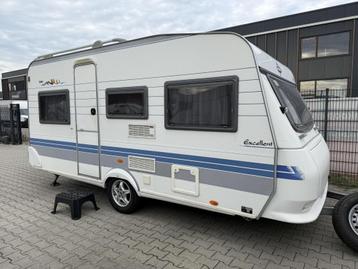 Hobby Excellent Easy 450 UF bj 2002 met voortent en luifel beschikbaar voor biedingen