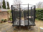 Vierkante Salta trampoline met net - rechthoek 150 x 220, Gebruikt, Ophalen
