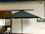 Aluminium parasol Ibiza bijna 4 mtr easy opening systeem, Ophalen, Nieuw, Waterdicht, Stokparasol