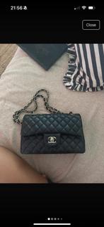 Classic timeless flap tas, Ophalen of Verzenden, Zwart, Schoudertasje