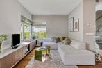 Beige modulaire hoekbank (4x6 sofa), Ophalen, 250 tot 300 cm, Japandi, modern, 75 tot 100 cm