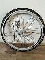 Aluminium Voorwiel compleet 28 inch met lamp, naafdynamo, Ophalen of Verzenden, Gebruikt, Algemeen, Wiel