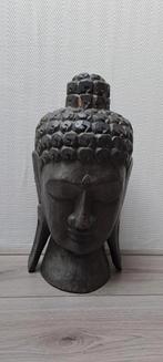 Houten Boeddha Hoofd - Decoratief en Rustgevend, Ophalen of Verzenden, Gebruikt