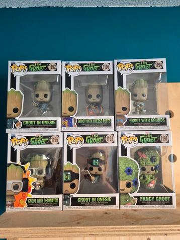 Funko pop! I am groot collectie  beschikbaar voor biedingen