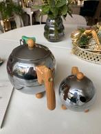 Bredemeyer theepot kleine e grote, Ophalen of Verzenden, Gebruikt