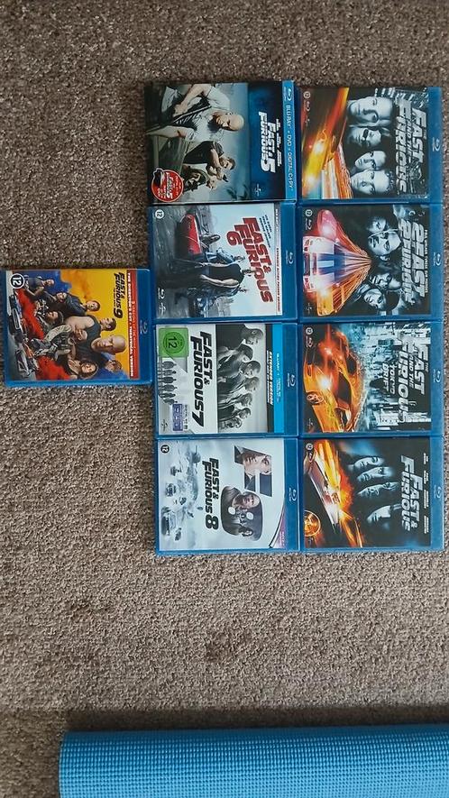 The Fast & Furious 1 t/m 9 (NL OT), Cd's en Dvd's, Blu-ray, Zo goed als nieuw, Actie, Ophalen