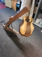 Unieke Staande Balklamp met Stoffen Kap, Ophalen of Verzenden